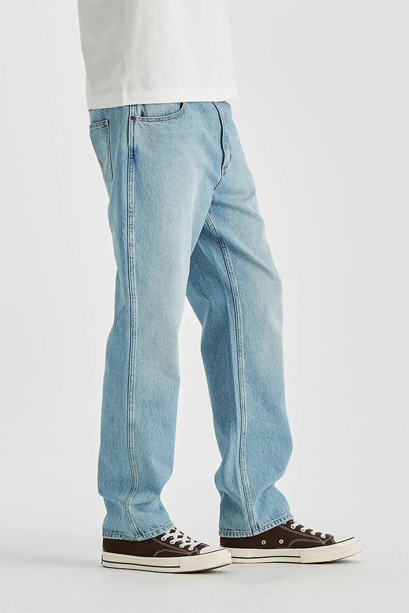 Eazy Straight Jean Daybreak Blue Daily Basic Classic Style