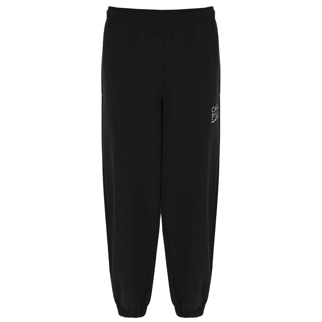 Elastic Suede zippered Fila Men's Country Club Jogger Pant - Black