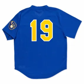 Aerobic Performance Fit Robin Yount Milwaukee Brewers 1991 Throwback Batting Practice Jersey