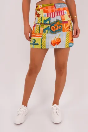 Flexible Waistband Tyson Mini Skirt Ashna