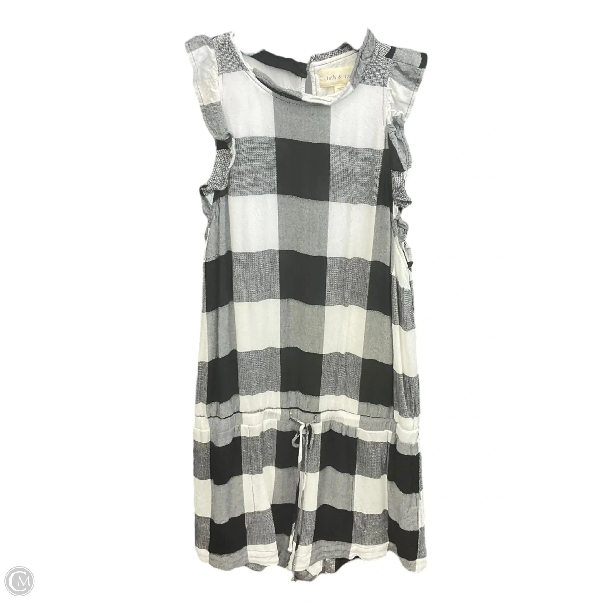Romper By Cloth & Stone In Black & White, Size: S Light Fit Comfort Layer Wear