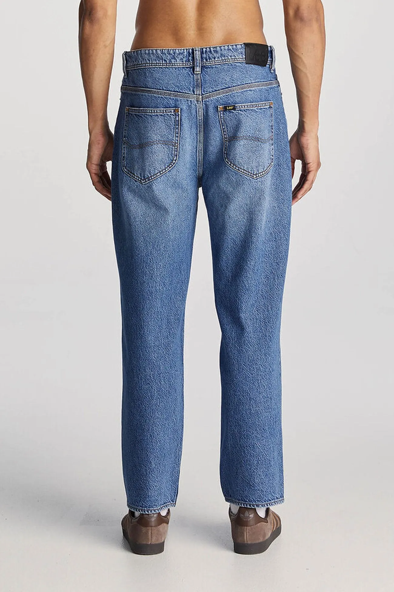 Comfortable Edge Minimalist Daily Wear Loose L-Four Baggy Relaxed Jean Turntable Indigo