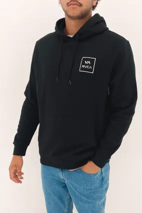 RVCA All The Ways Hoodie Black Noise Free Zippers WaterRepellent Finish
