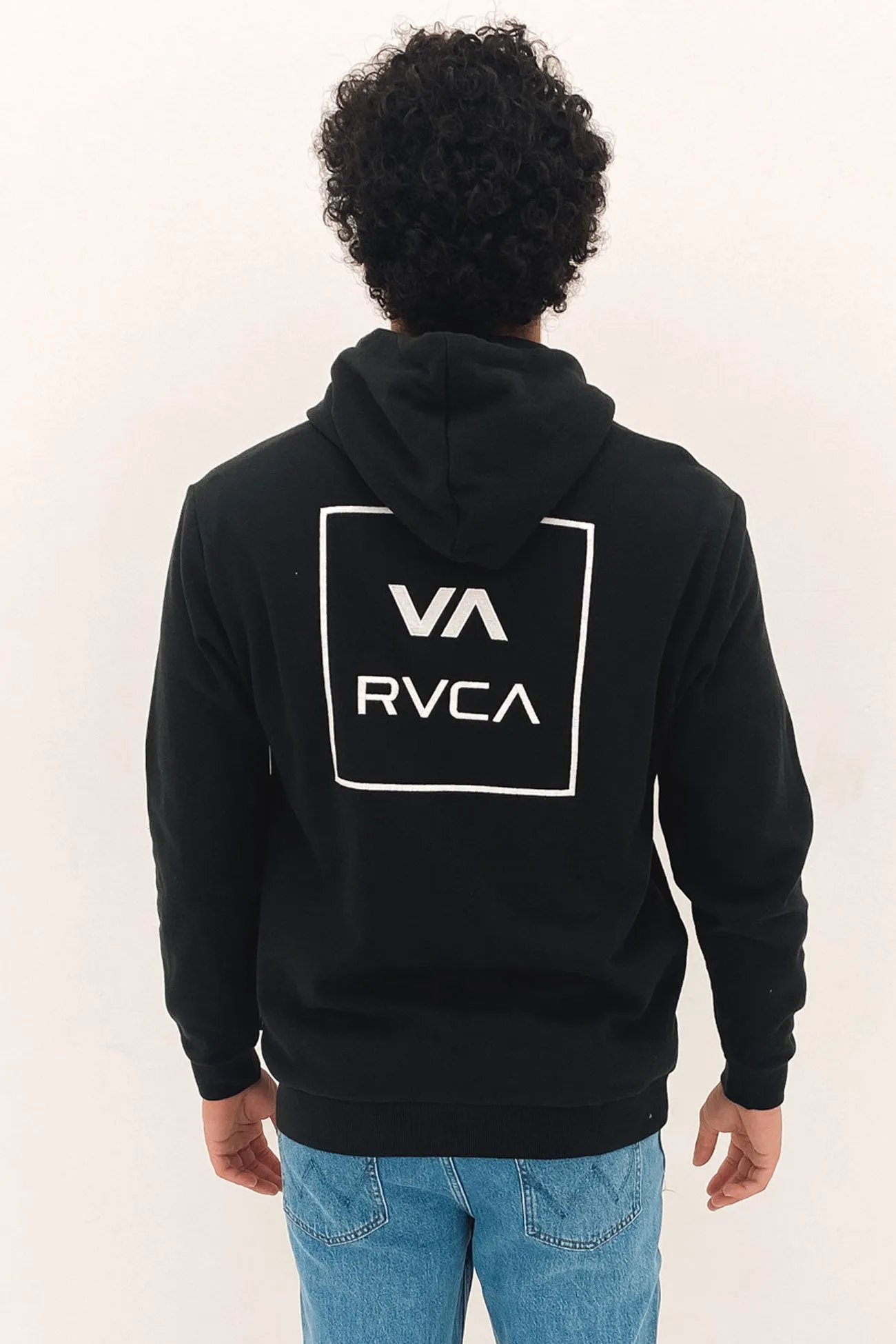 RVCA All The Ways Hoodie Black Weatherproof Barrier