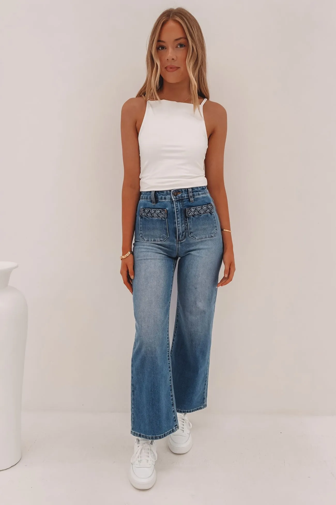 Sailor Jean Canyon Blue Anti Static Treatment
