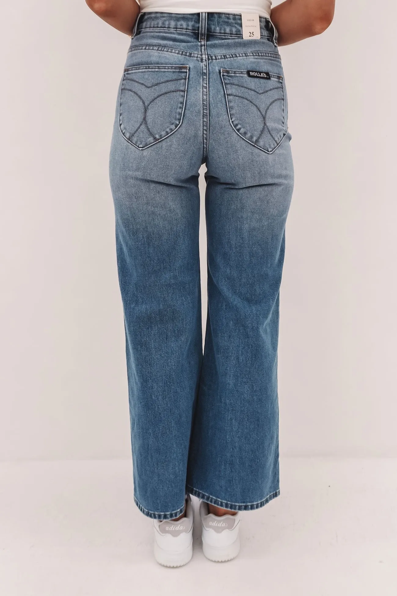 Simple Detail Breathable Weekend Warrior Travel Outfit Sailor Jean Canyon Blue