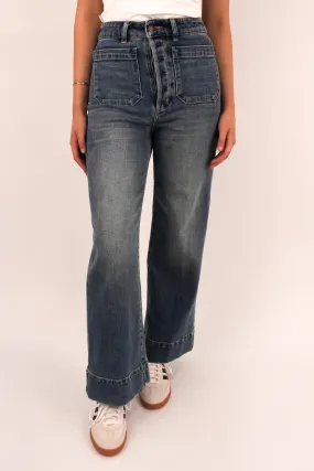 Home Comfort Party Look Modern Minimalist Picnic Style Textured Sailor Jean Dakota Vintage