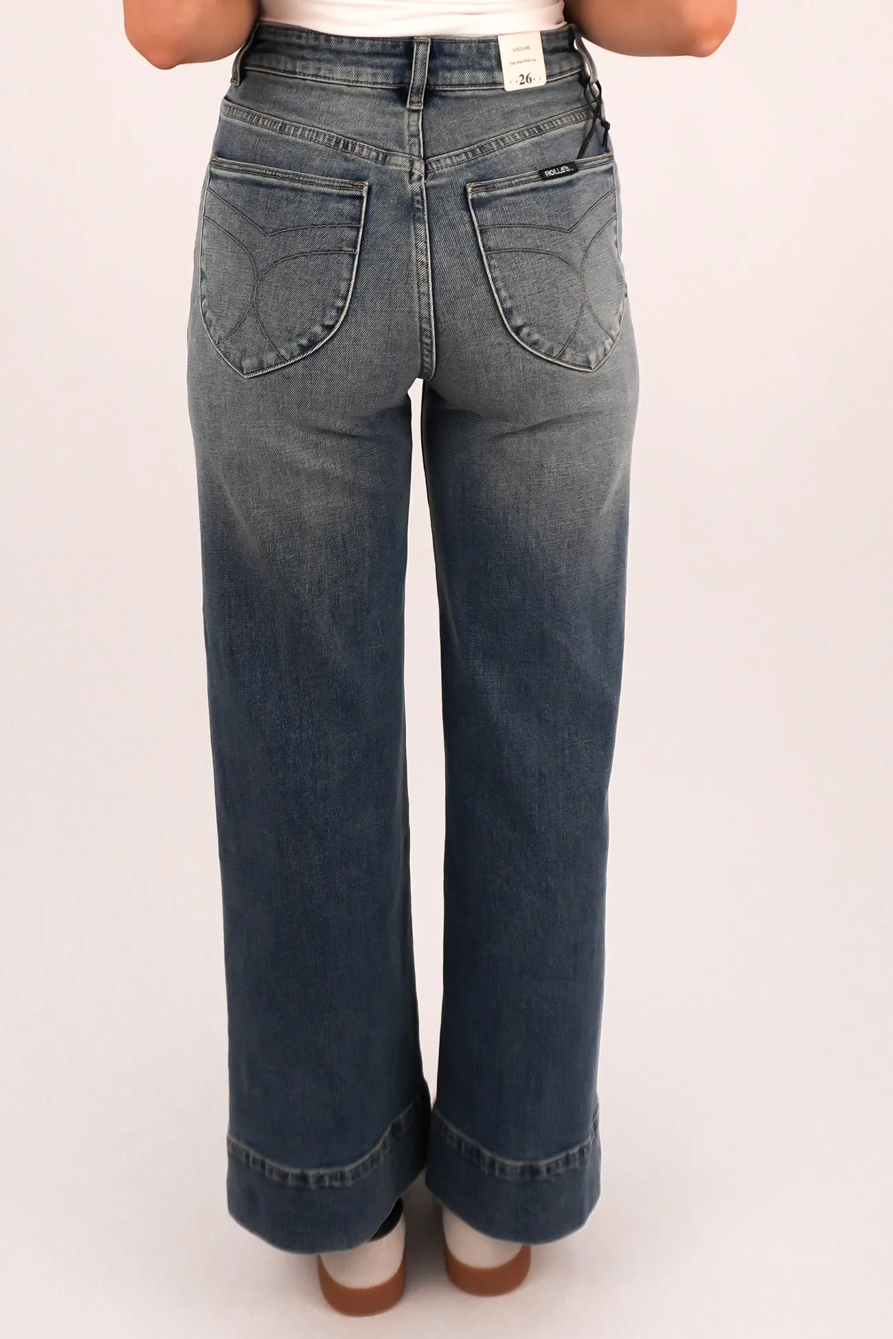 Total Comfort Garment Dyed Texture Sailor Jean Dakota Vintage