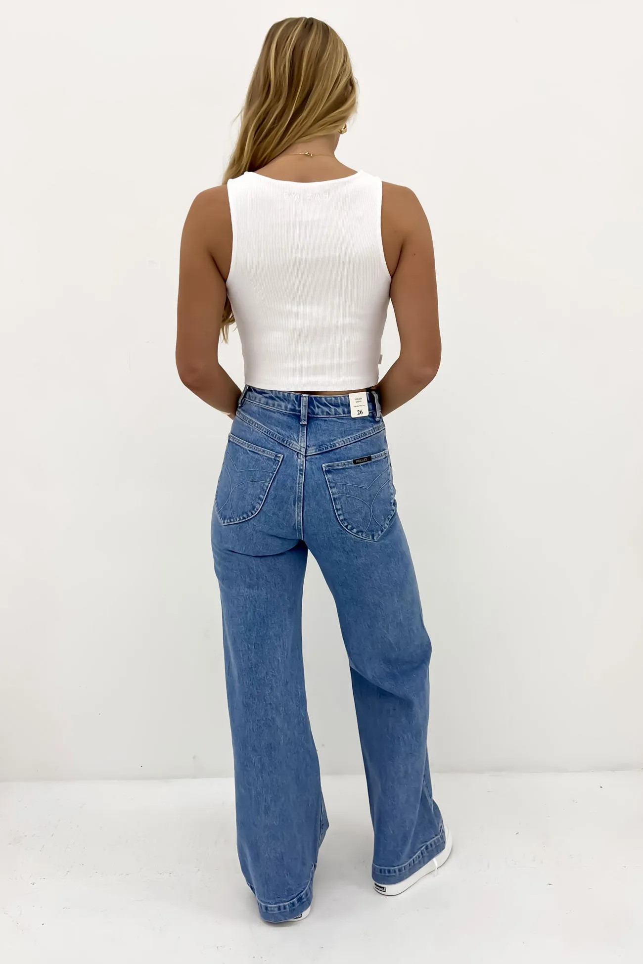 Sailor Jean Long Lily Blue Lightweight Material Core Fit