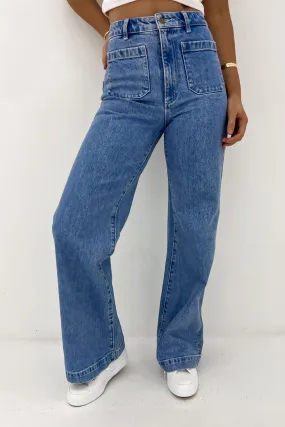 Sailor Jean Long Lily Blue Date Night Daily Wear