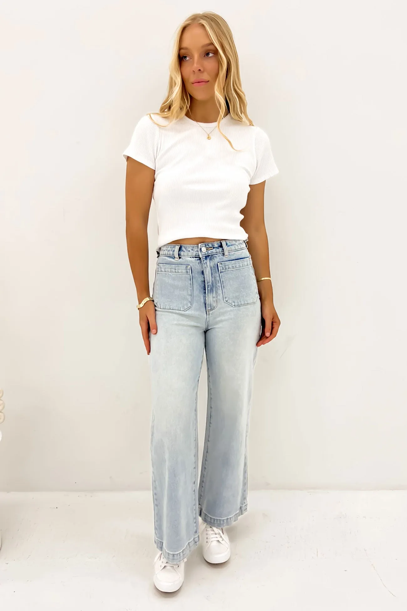 Grab And Go Style Appropriate Sailor Jean Vintage Stone