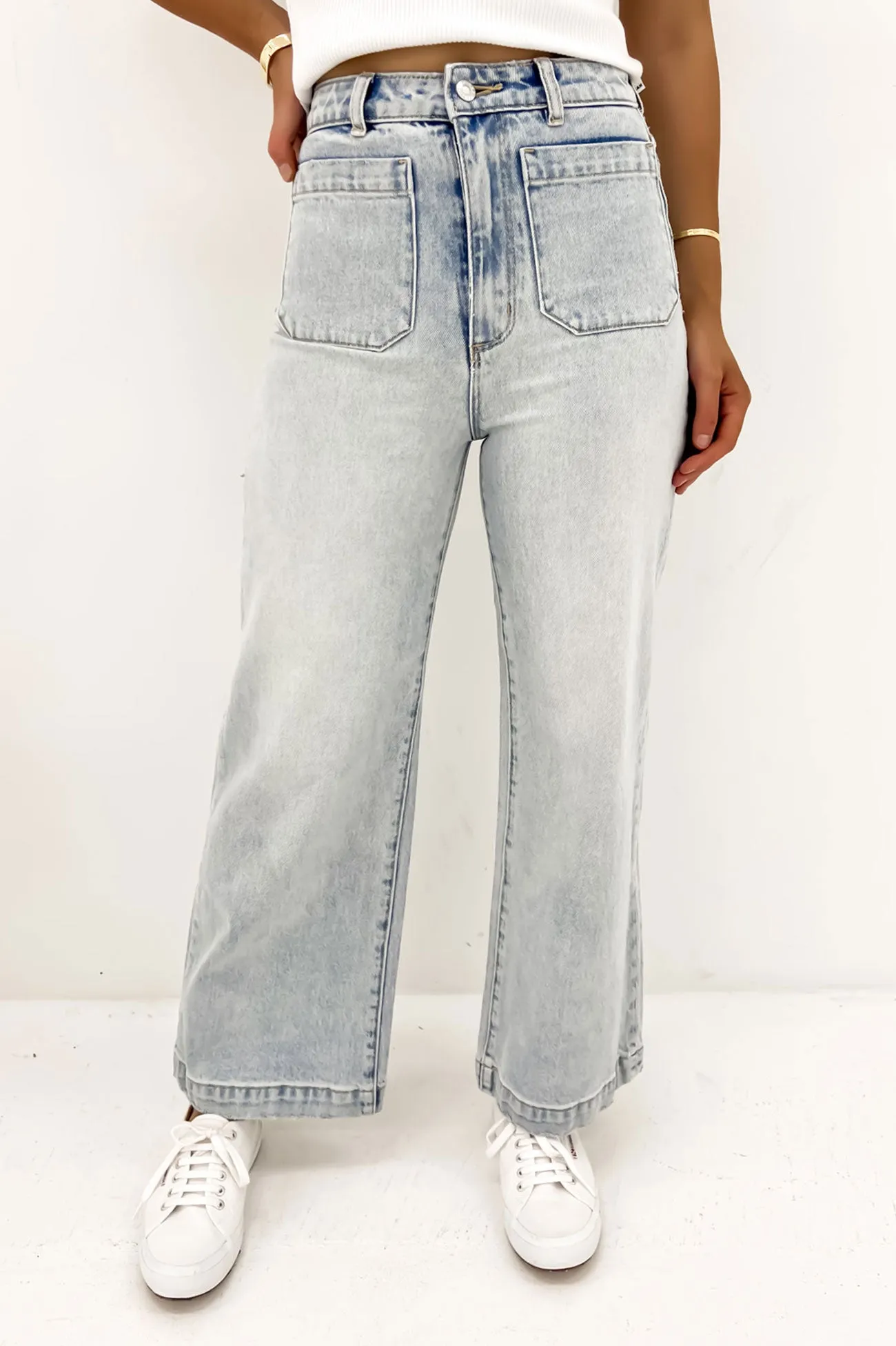 Everyday Outfit Durable Minimalist Style Party Look Sailor Jean Vintage Stone