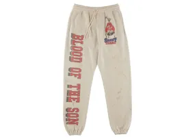 Thick Fabric Saint Mxxxxxx X Denim Tears Holy Grail Sweatpants Vintage Grey