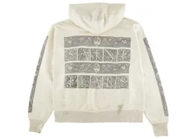 Saint Mxxxxxx X Denim Tears Mural Hoodie Grey Lining Material Comfortable