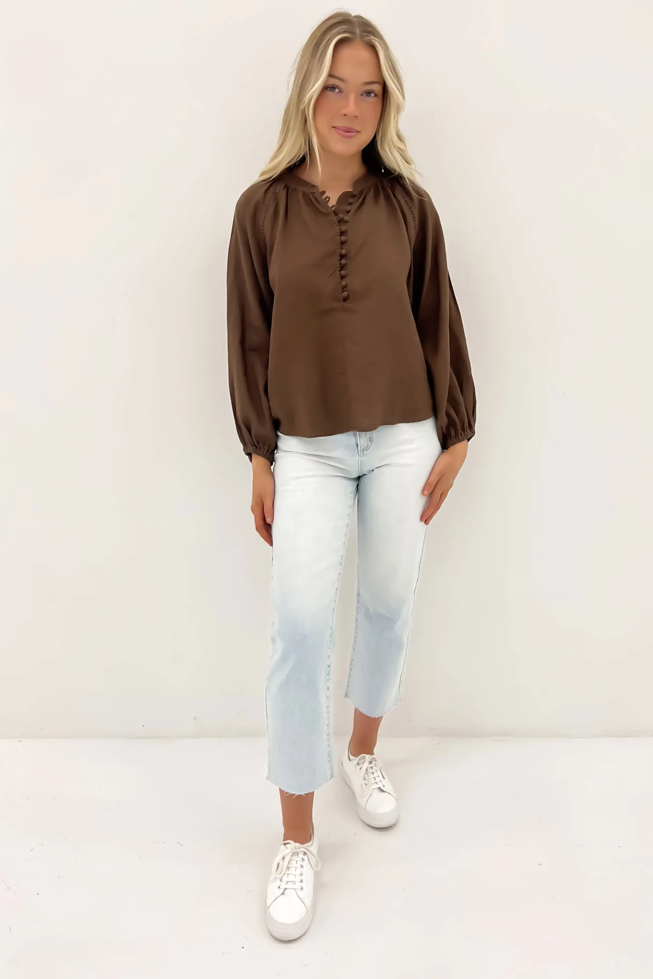 Sardinia Blouse Cafe Noir Homemaker