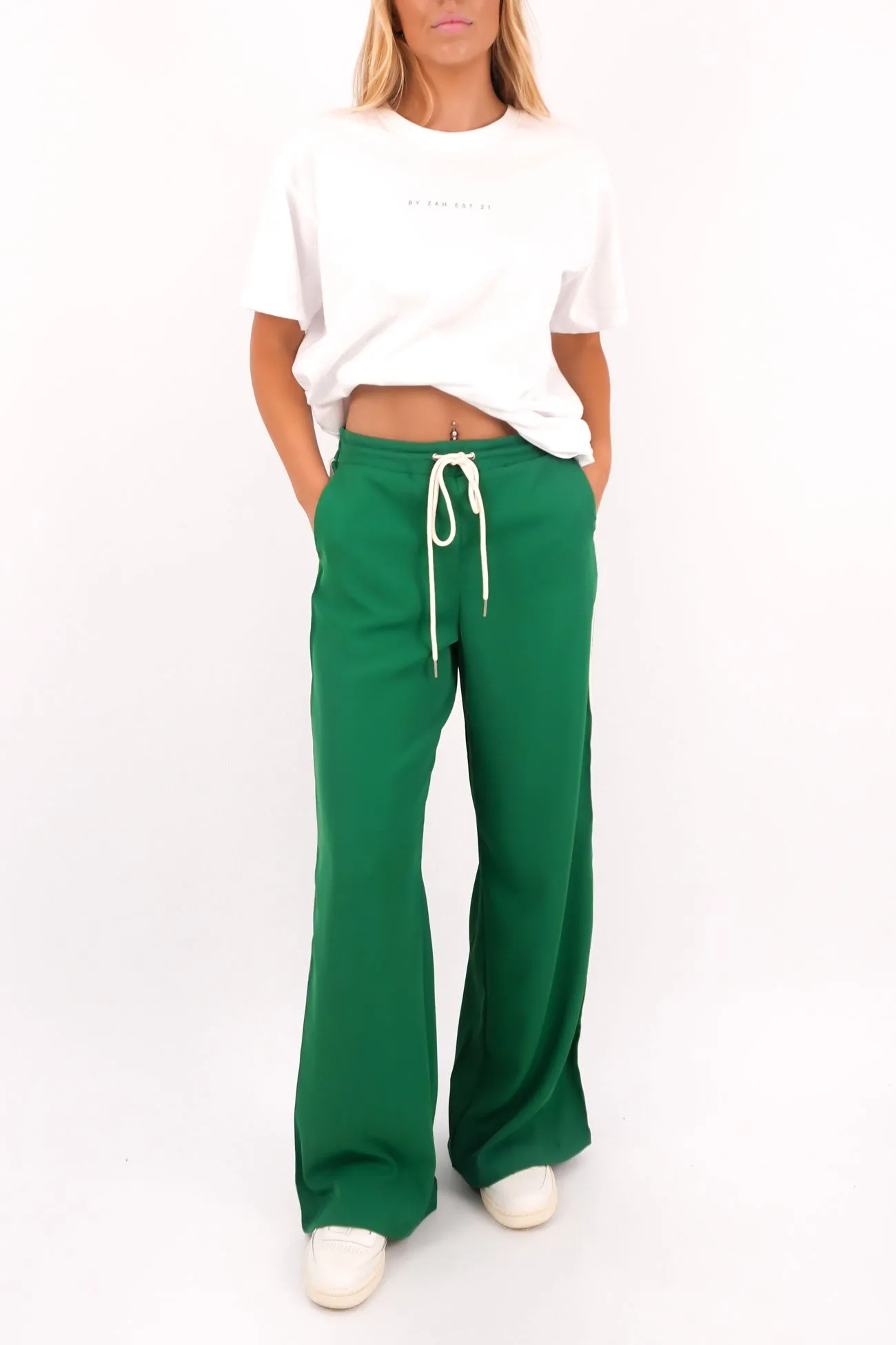 Loose cut Sascha Pant Green