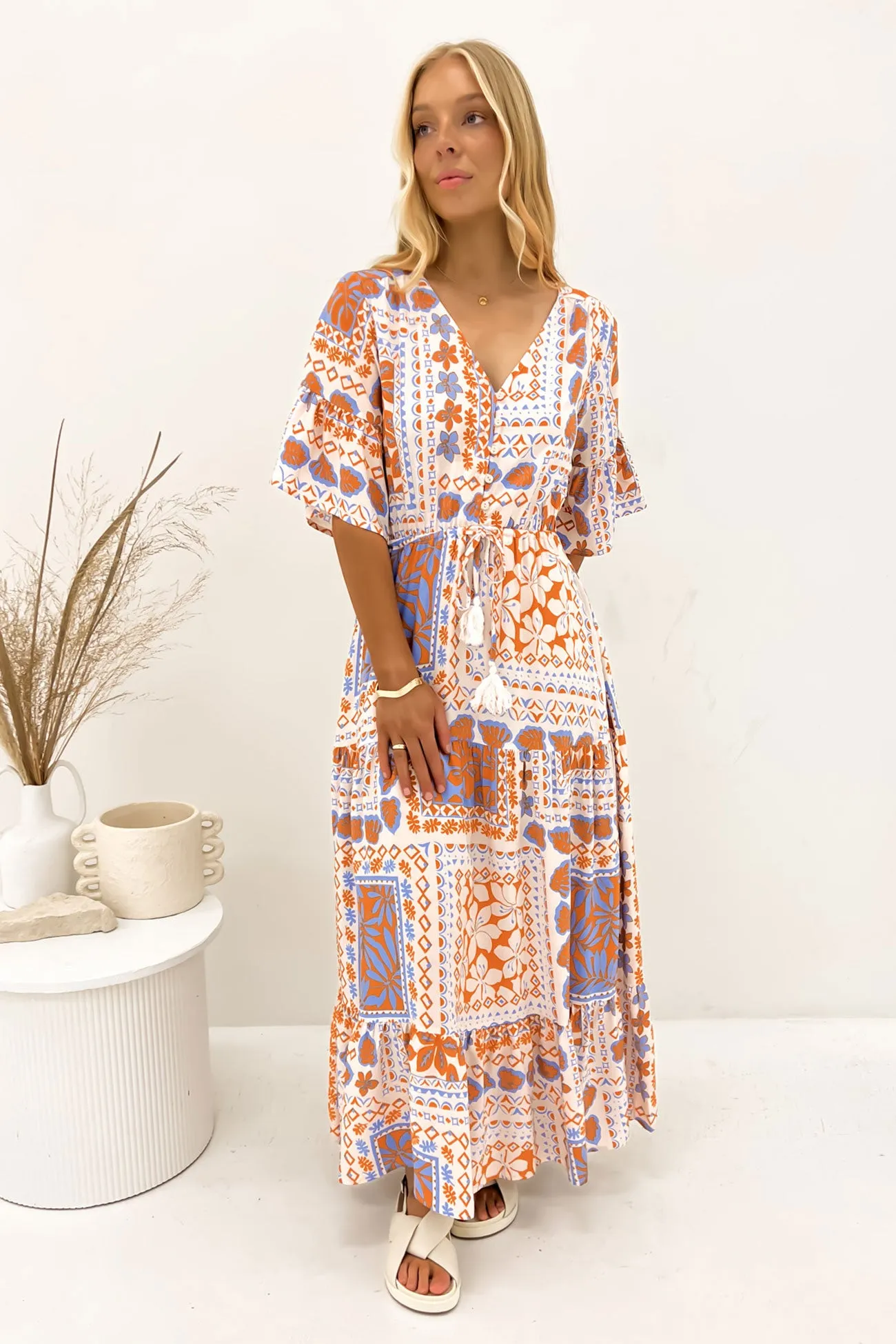 Scarlett Maxi Dress Phoenix Palm Chic Design