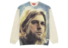 twill Supreme Kurt Cobain Sweater White