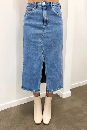 Scout Midi Skirt Mid Blue UV Protection Curve Friendly