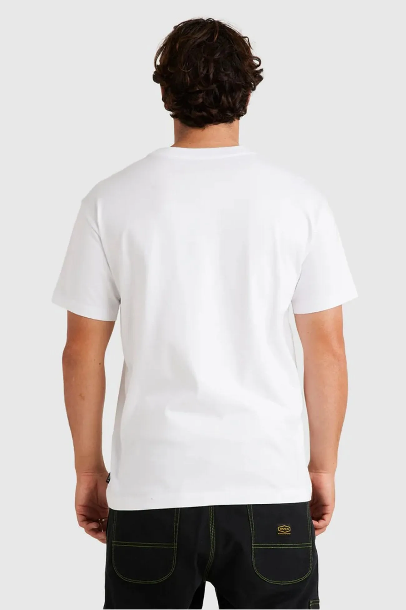Scrawls Short Sleeve Tee White Classic Vibes