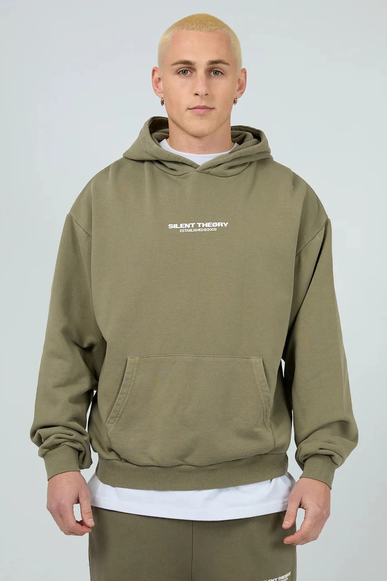 UV protection layer Lightweight Thermal Tech Essential Theory Hoodie Khaki