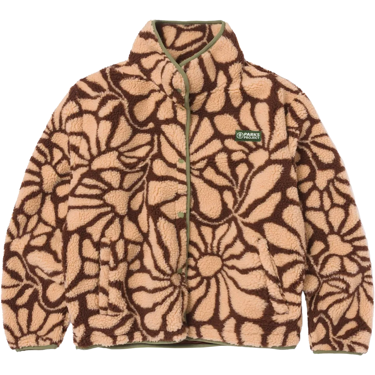 Abrasion Resistant Panels Women's Desert Wildflowers Fleece Jacket