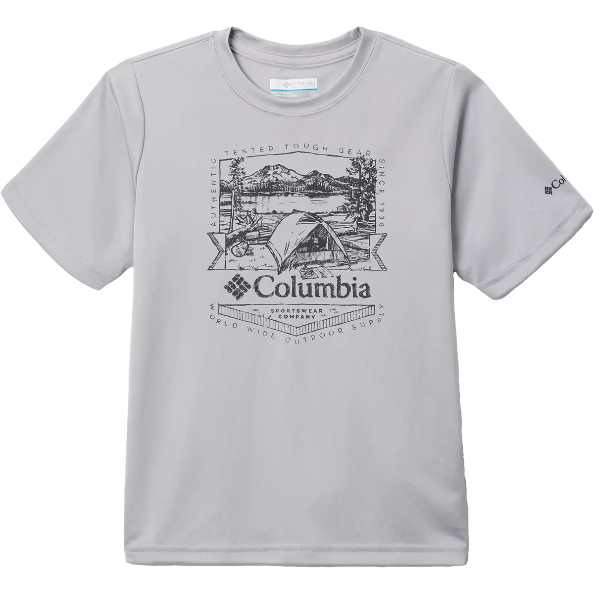 Youth Fork Stream Graphic Tee FeatherlightConstruction ThermalRegulating