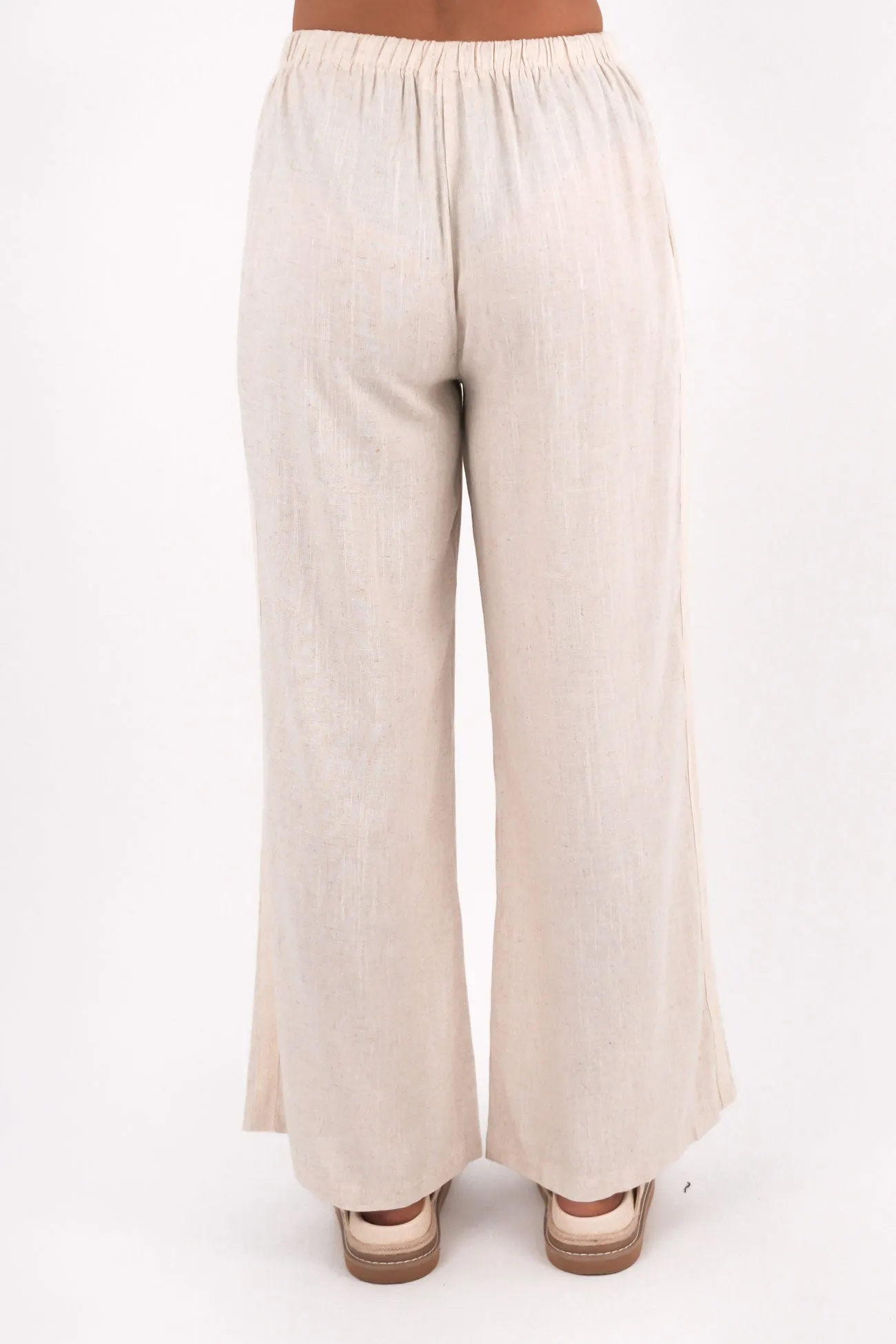 Easy Care Fabric Berlin Pant Natural