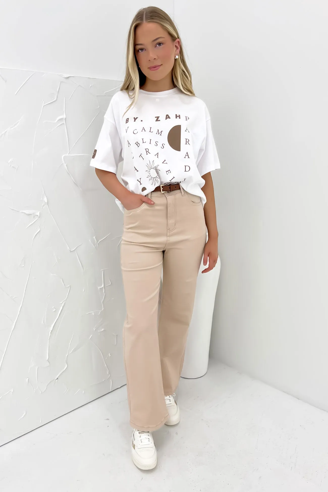Simple Utility Street Active Elsa Pant Beige
