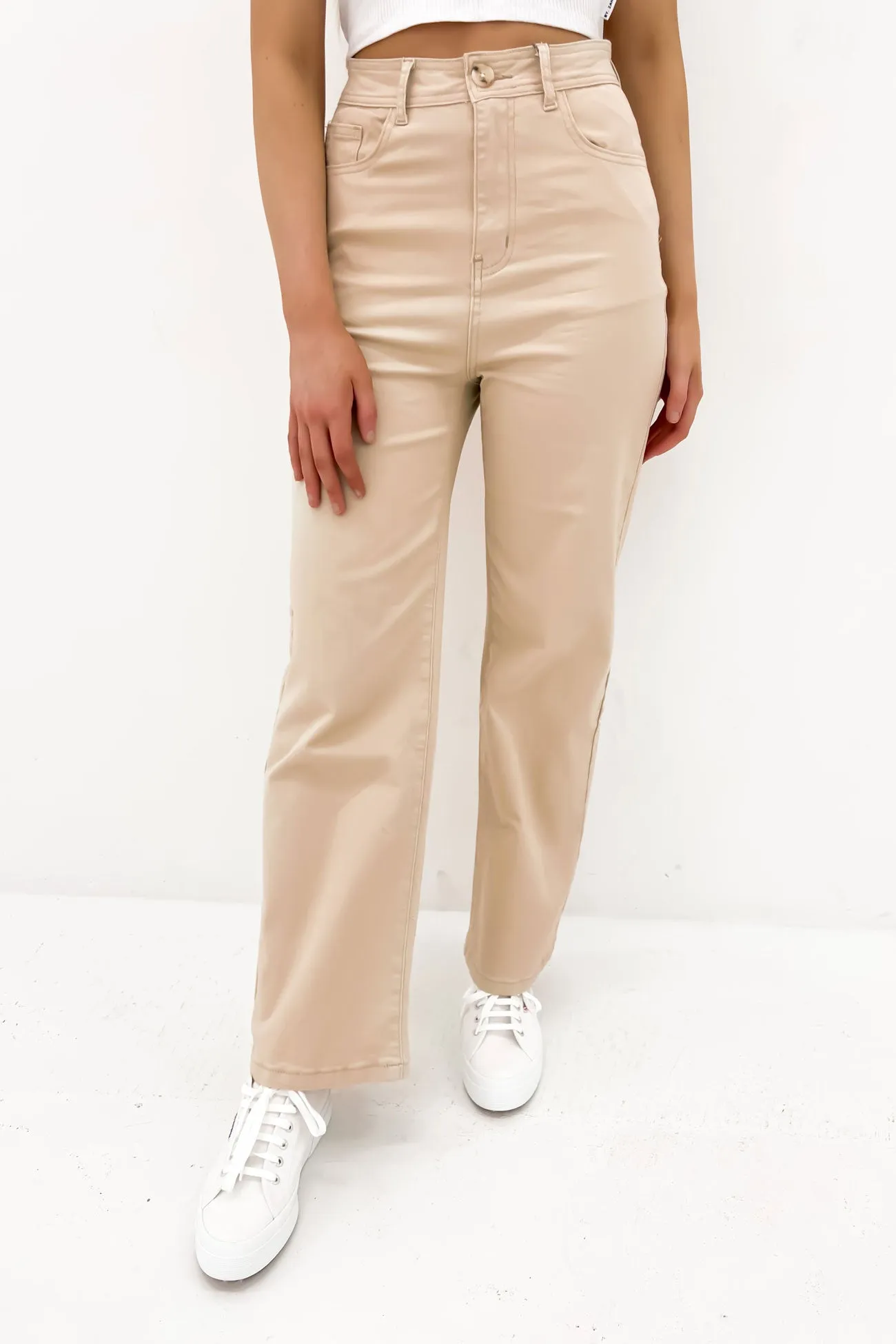 Smooth Fit Lining Elsa Pant Beige