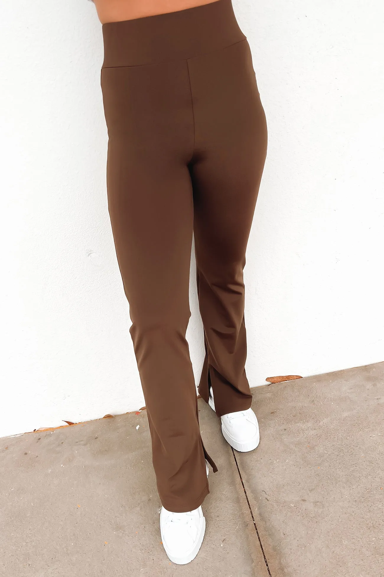 Leighton Flare Pant Brown Slip Resistant