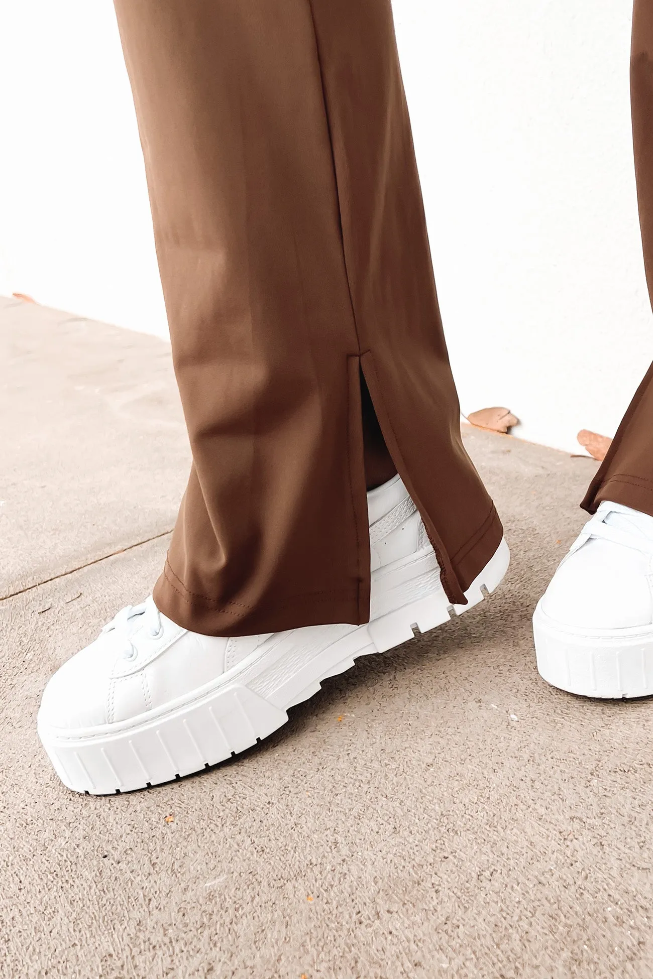Leighton Flare Pant Brown Everyday Comfort Fit Outdoor Wear