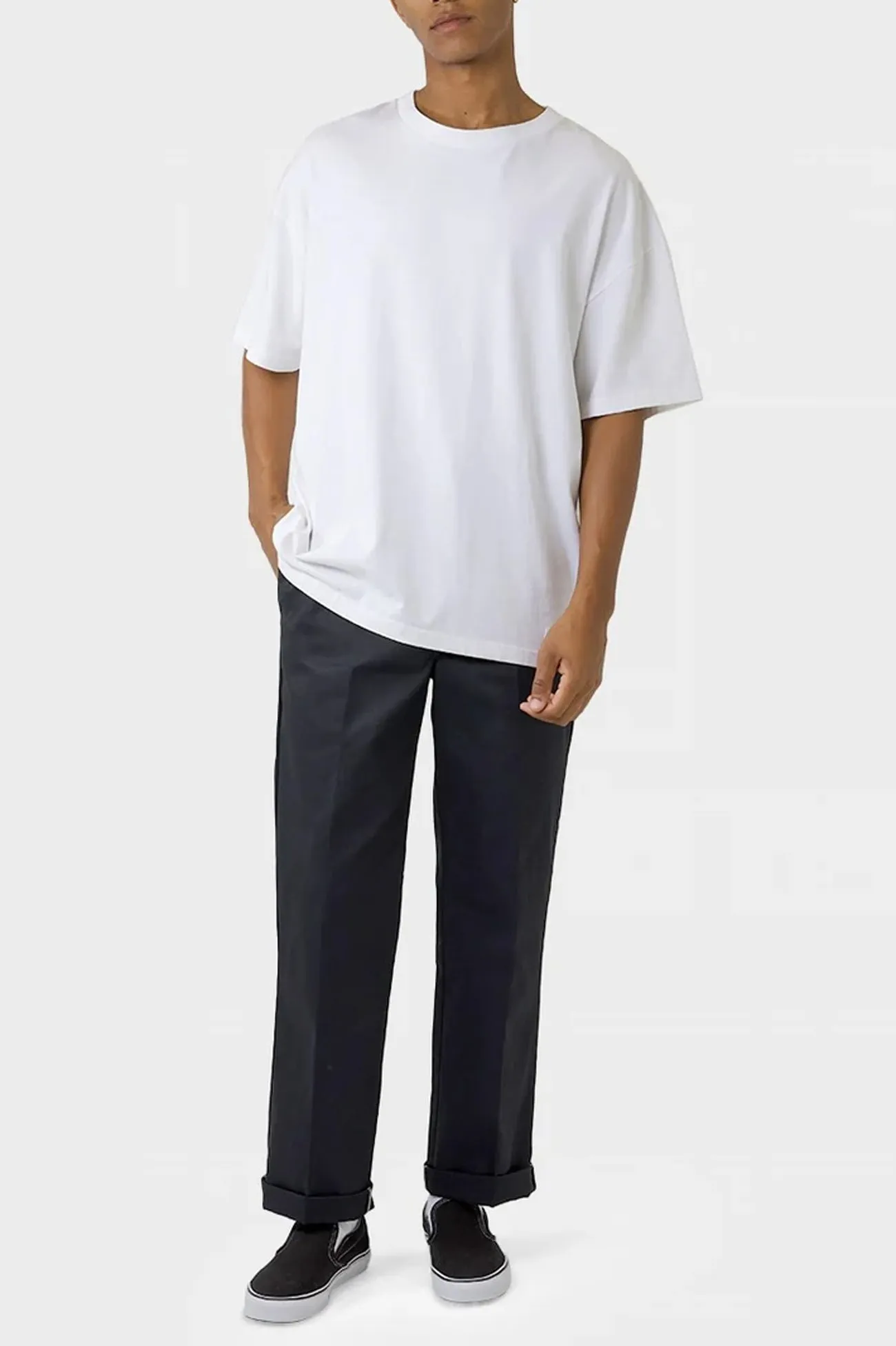 874 Work Pant Black Ripped design Sleek Look