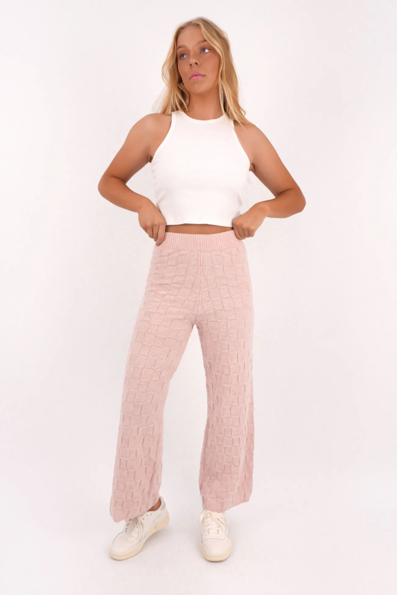 UVProtection Eleanor Knit Pant Pink