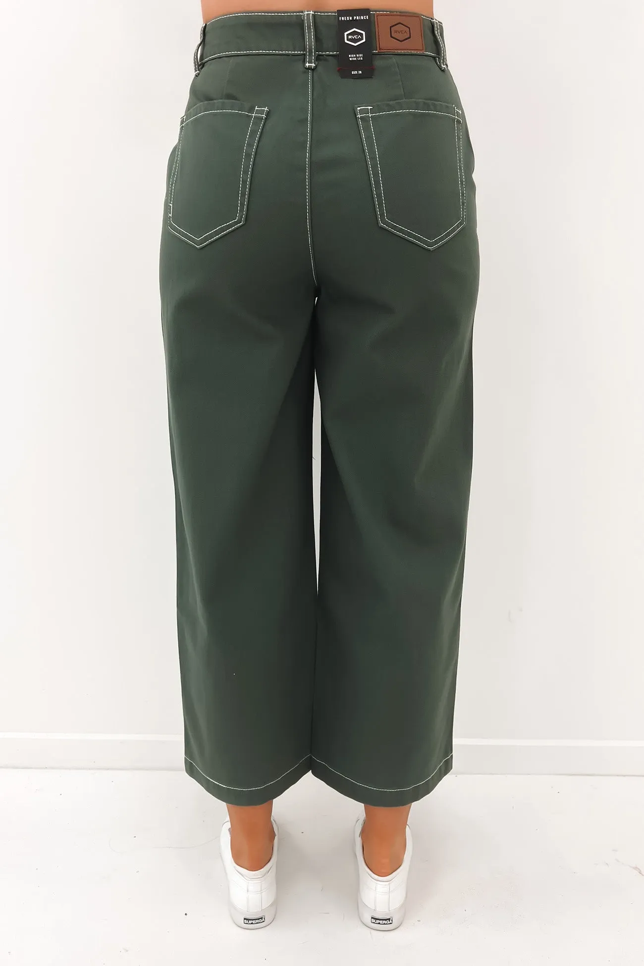 Modern Style No Gap Waist Fresh Prince Pant Tree Green