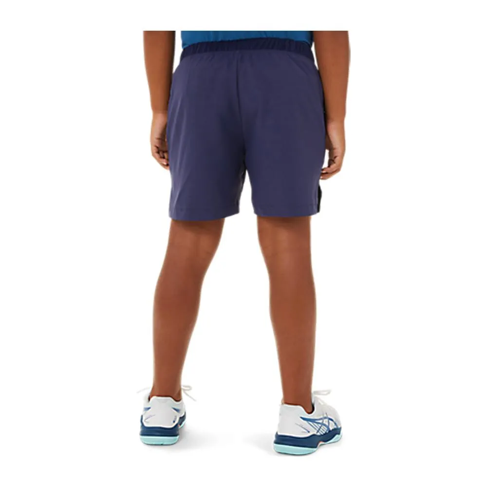 Asics Boys Tennis Shorts - Peacoat Modern Aesthetic