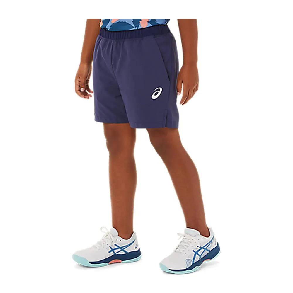 Asics Boys Tennis Shorts - Peacoat Heavyweight Fabric