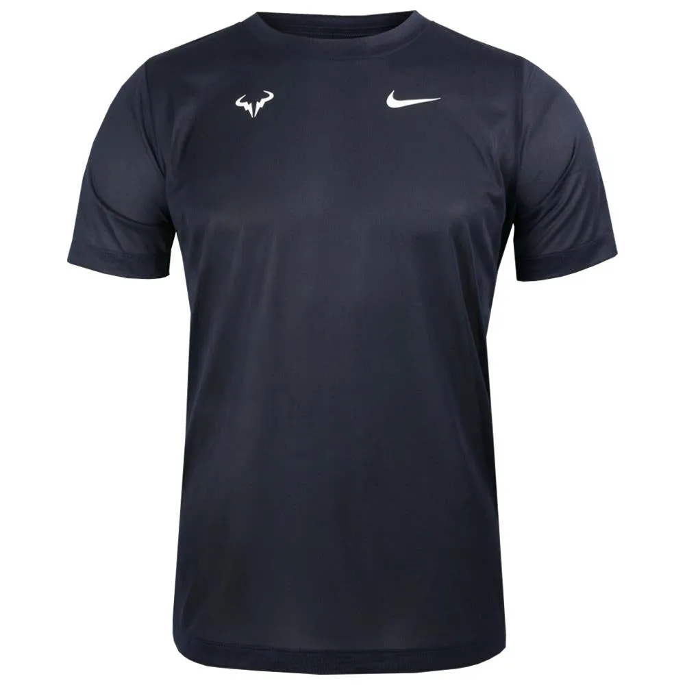 Nike Boys Rafa Tee - Obsidian Off-Shoulder Soft Material