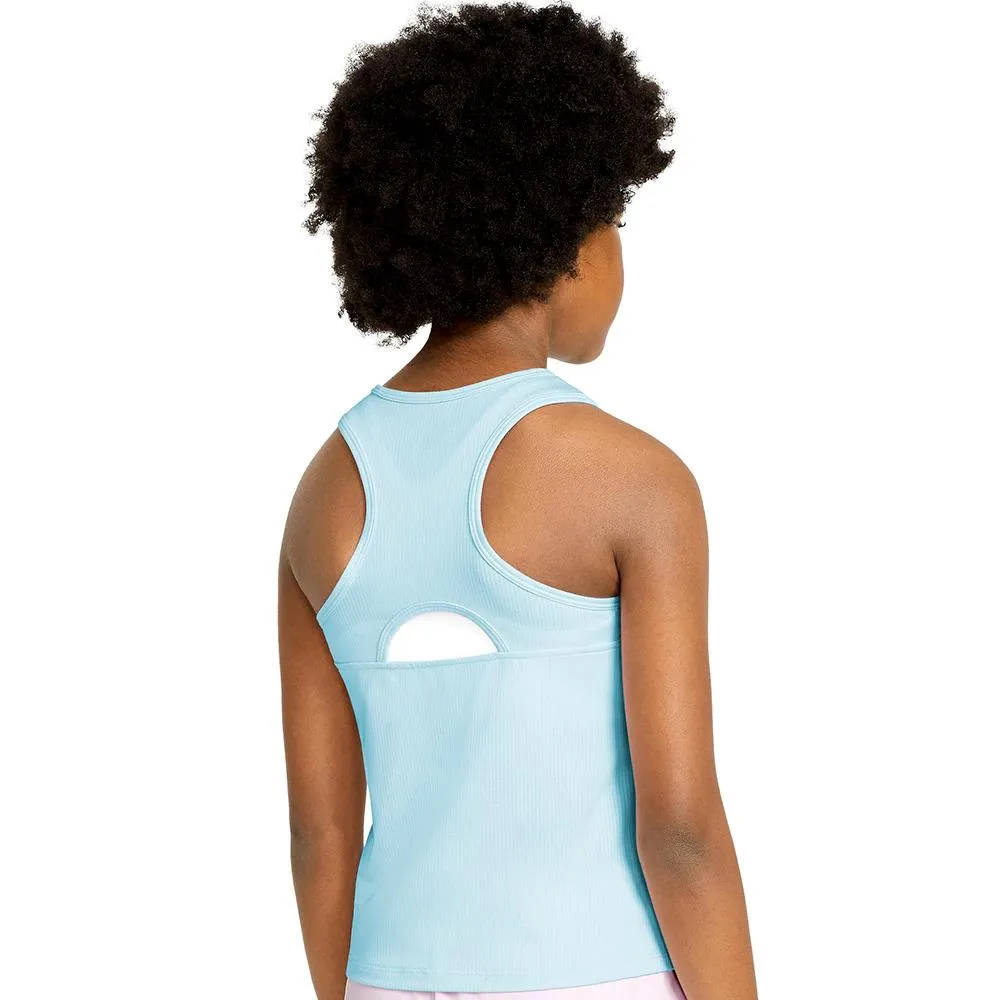 Nike Girls Victory Tank - Glacier Blue Color fastness Lustrous