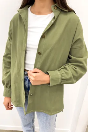 Plaid Design Tamika Shirt Khaki