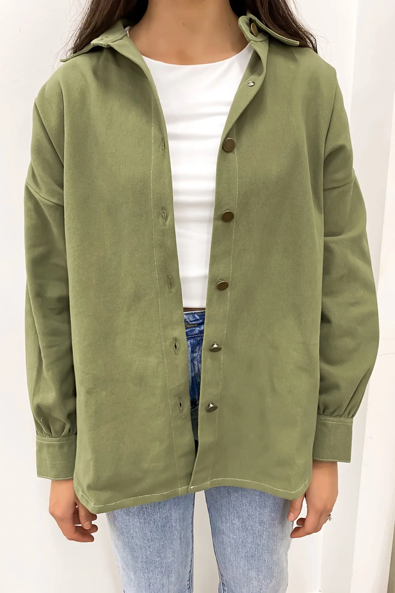 Cultural Inspired Tamika Shirt Khaki