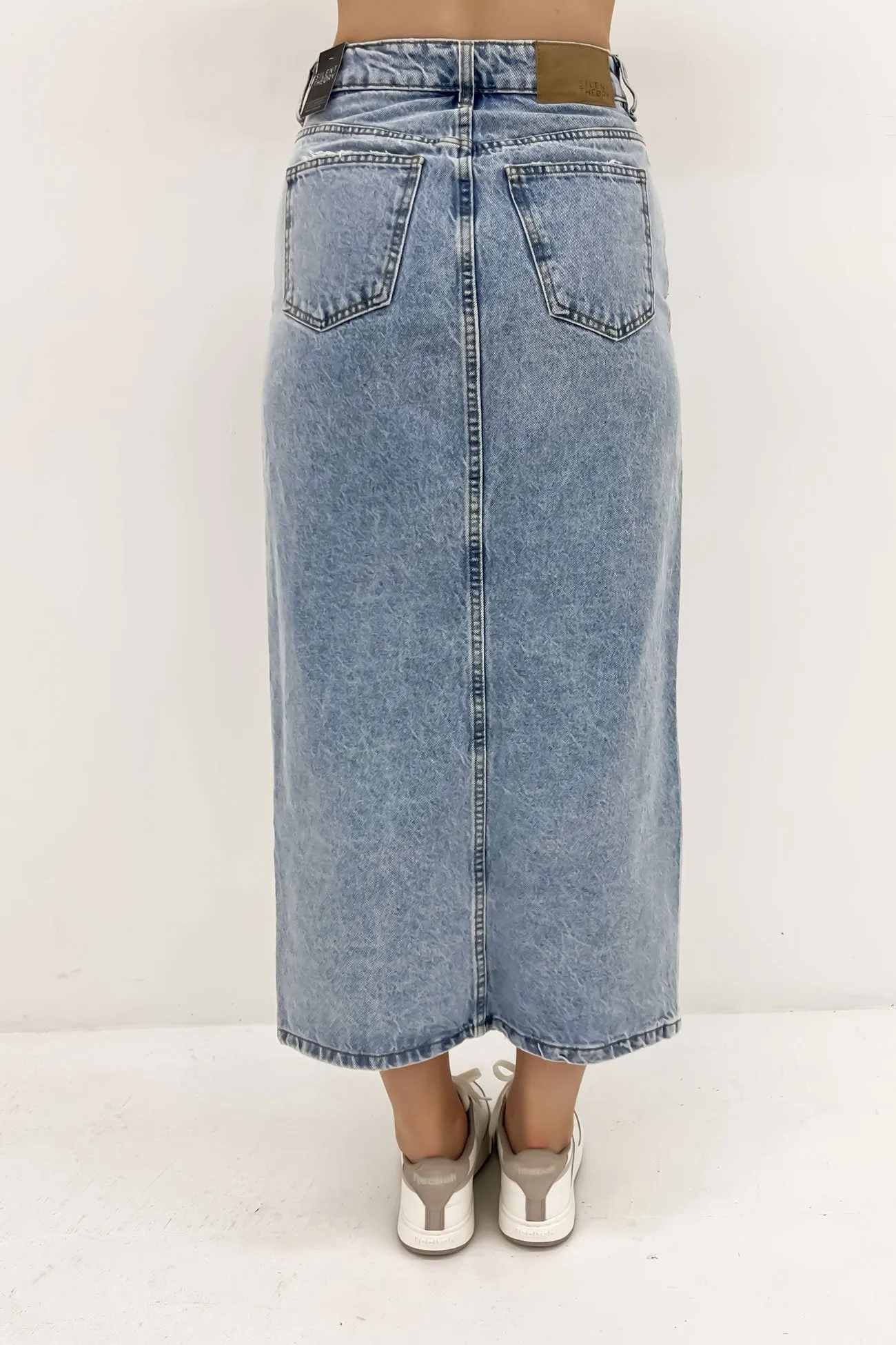 Eva Maxi Skirt Light Blue Chic Look