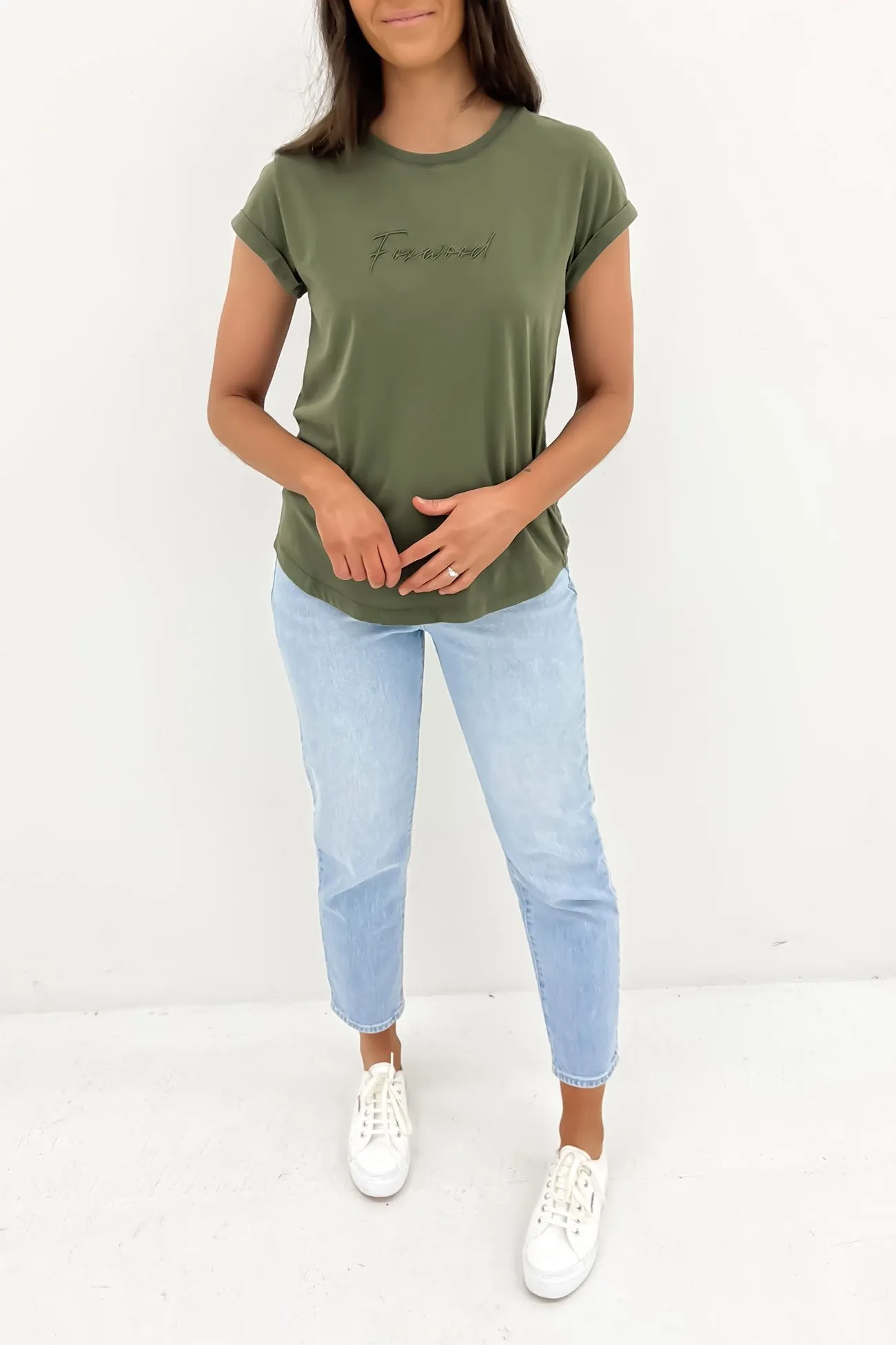 Signature Tee Khaki Washable
