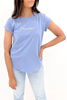 Signature Tee Light Blue sporty and comfortable Minimal Comfort