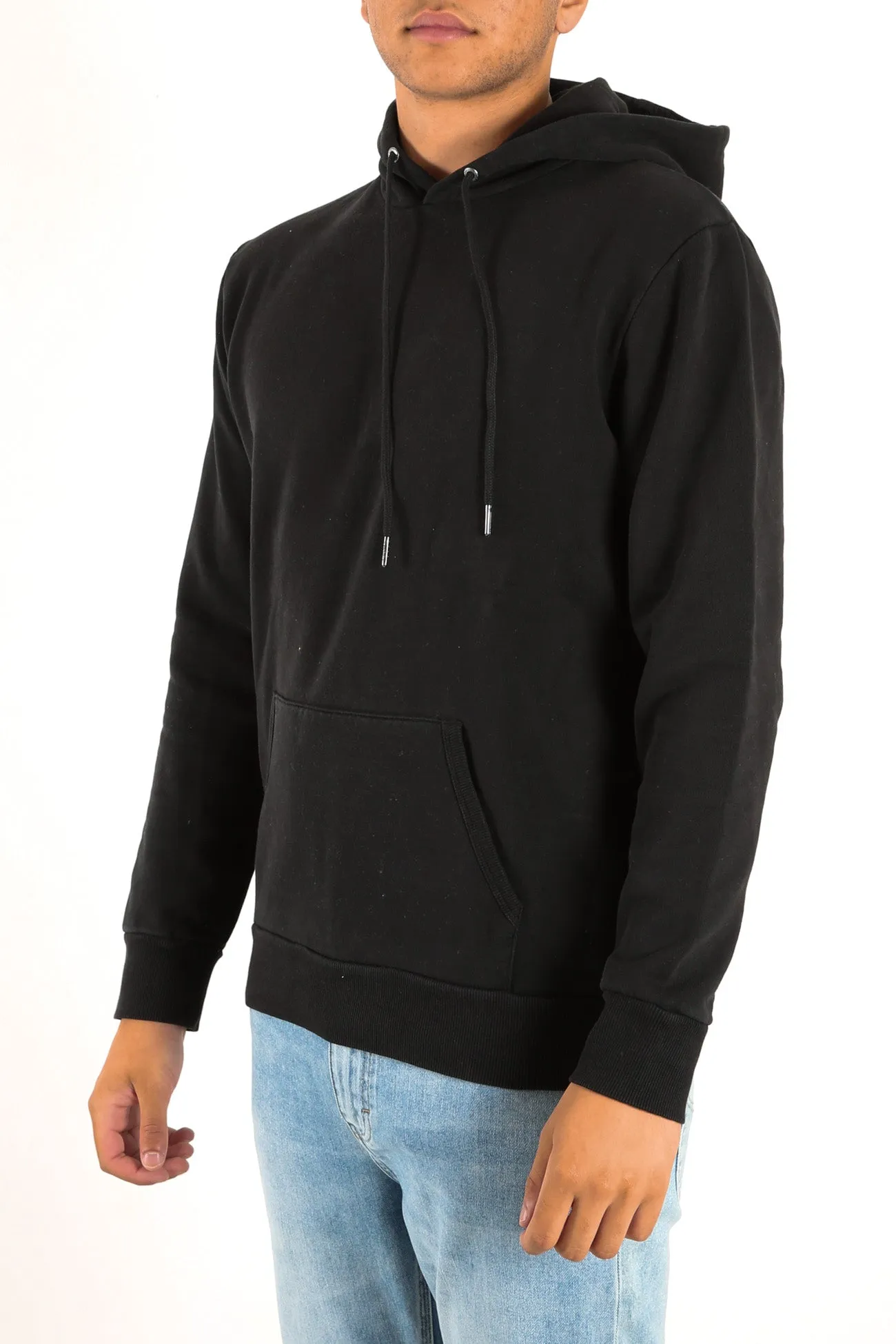 Silent Hoody Washed Black Modern Functional Design Wind Chill Protection