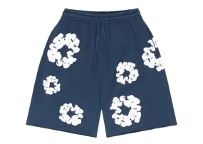 velcro Skin-friendly Denim Tears The Cotton Wreath Shorts Navy