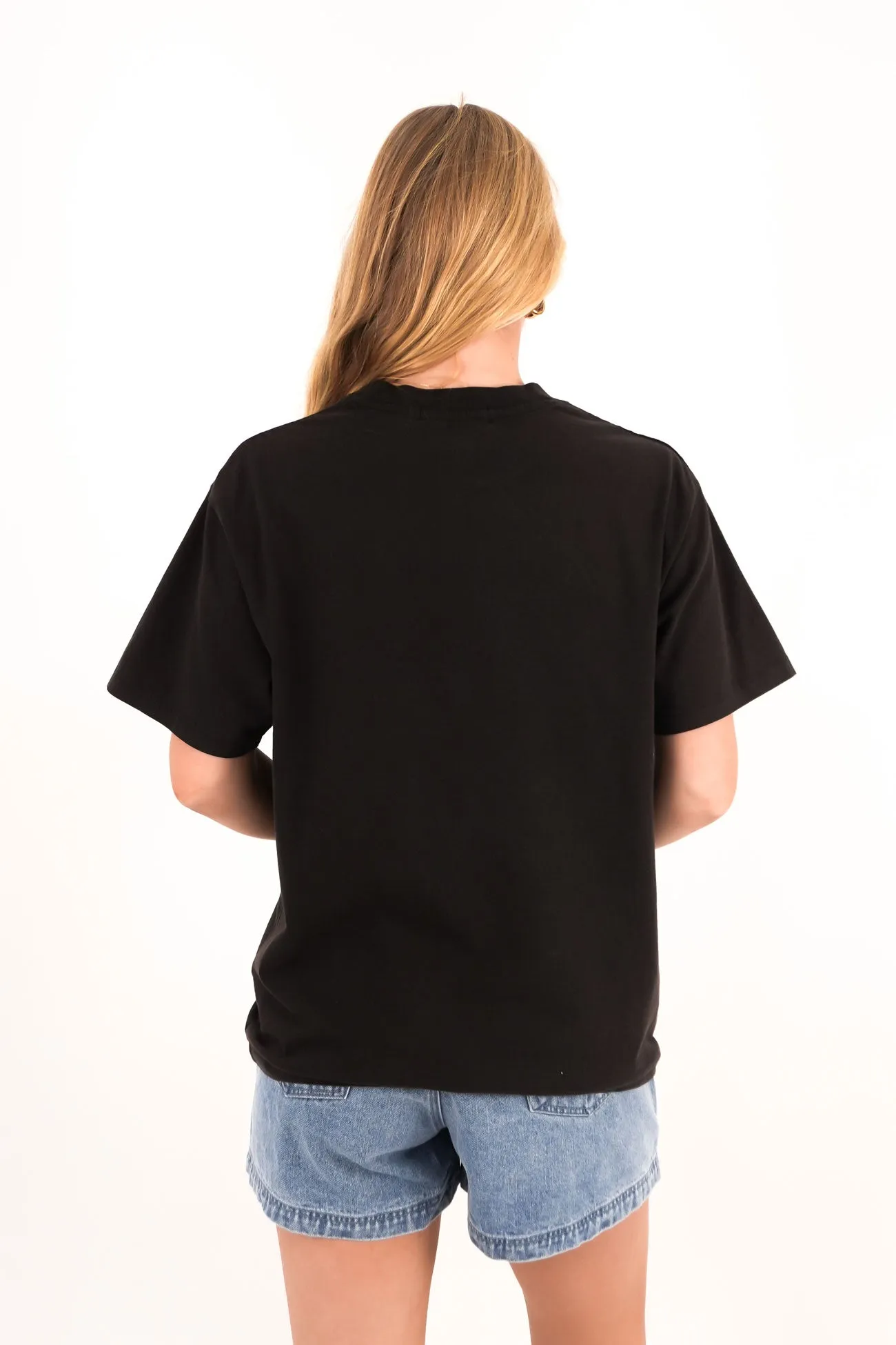 Summer cool sports activity Silverton Relaxed Tee Washed Black