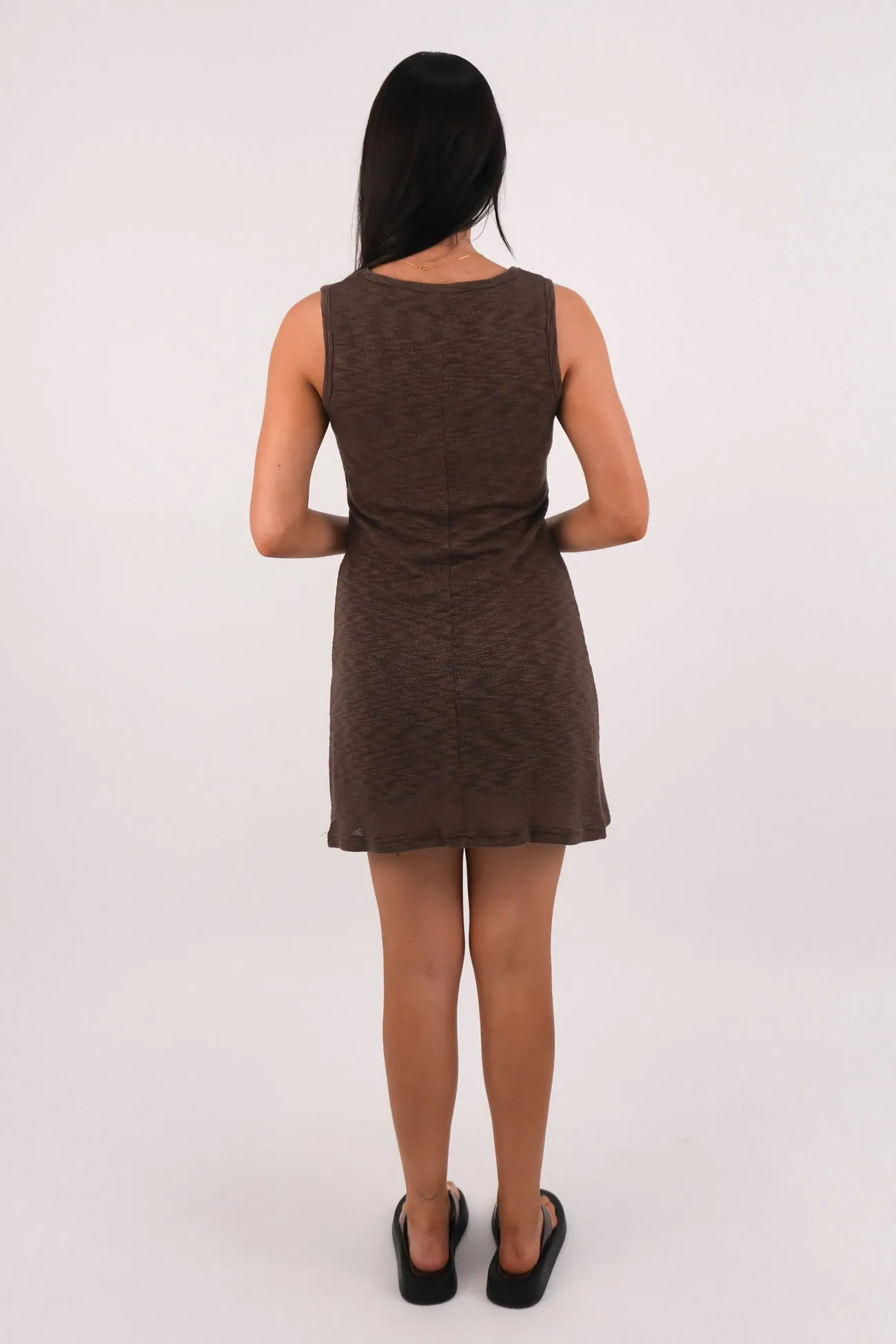 Leonie Mini Dress Chocolate Smart Dancer