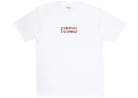 Supreme Takashi Murakami Covid-19 Relief Box Logo Tee White Lightweight Material