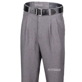 Smitty Heather Grey Pleated Expander Waistband Umpire Pants Practical Wear Weekend Wear